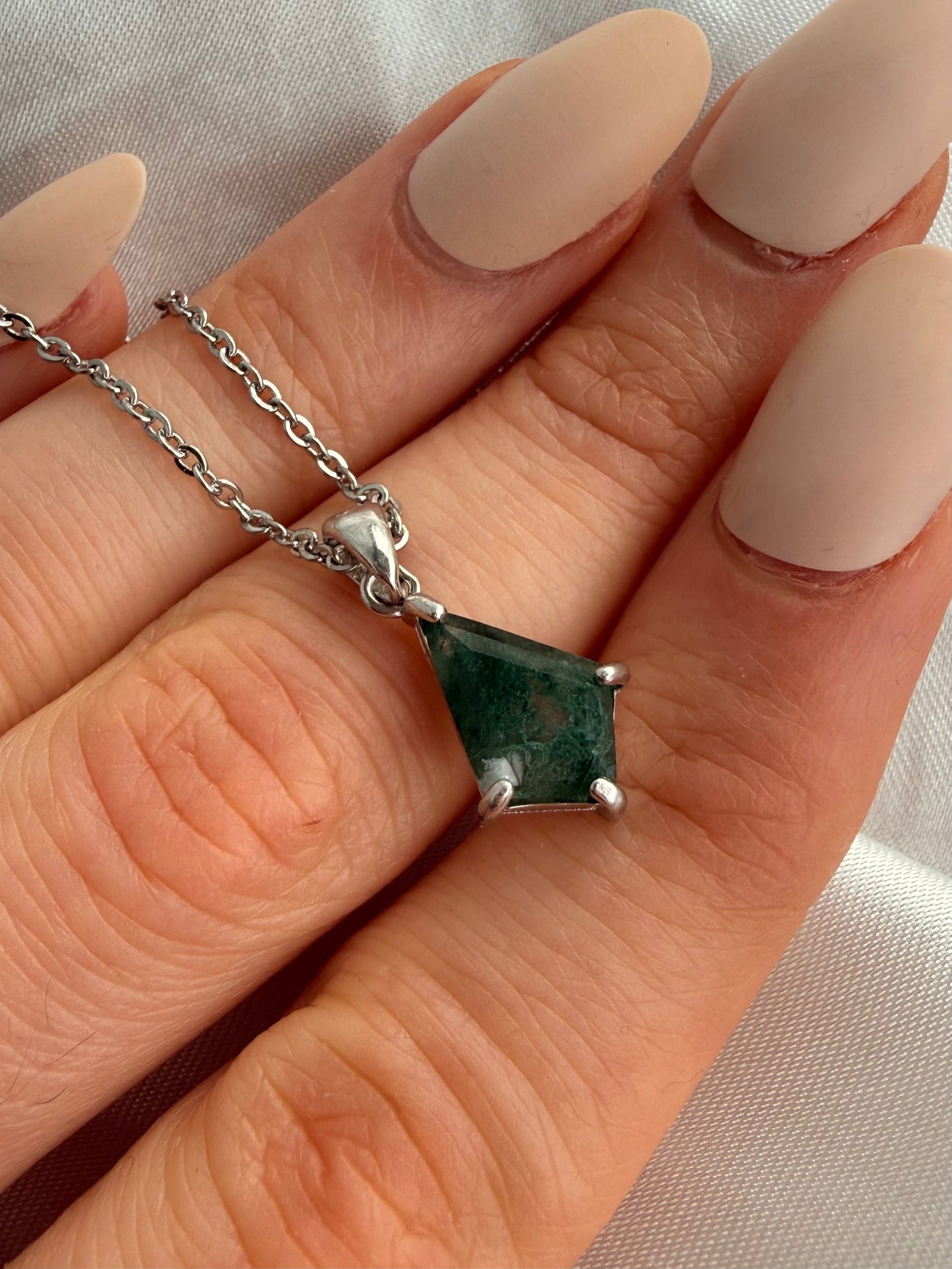 Pendente Agata Muschiata s925