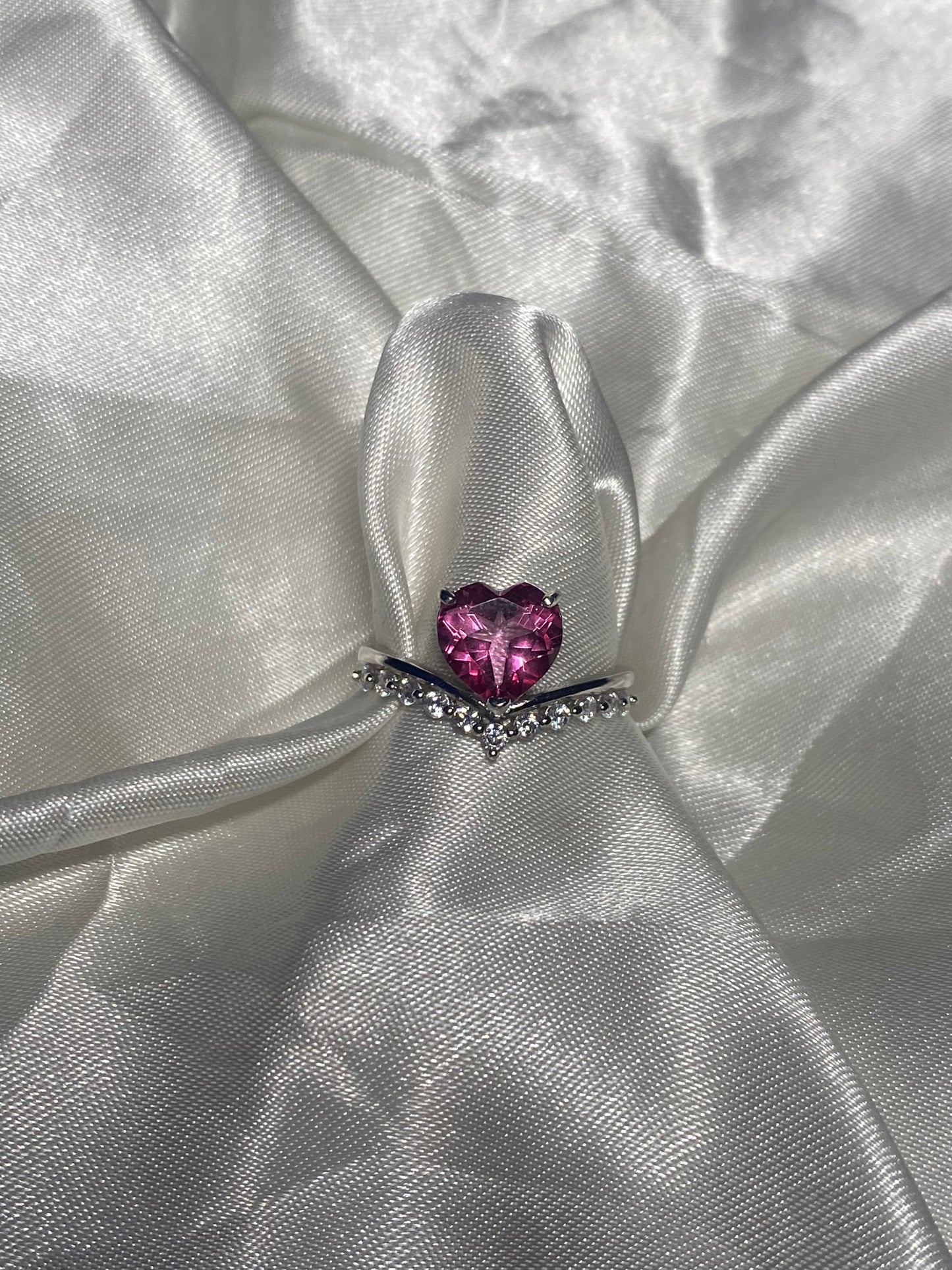 Anello in Topazio Rosa s925