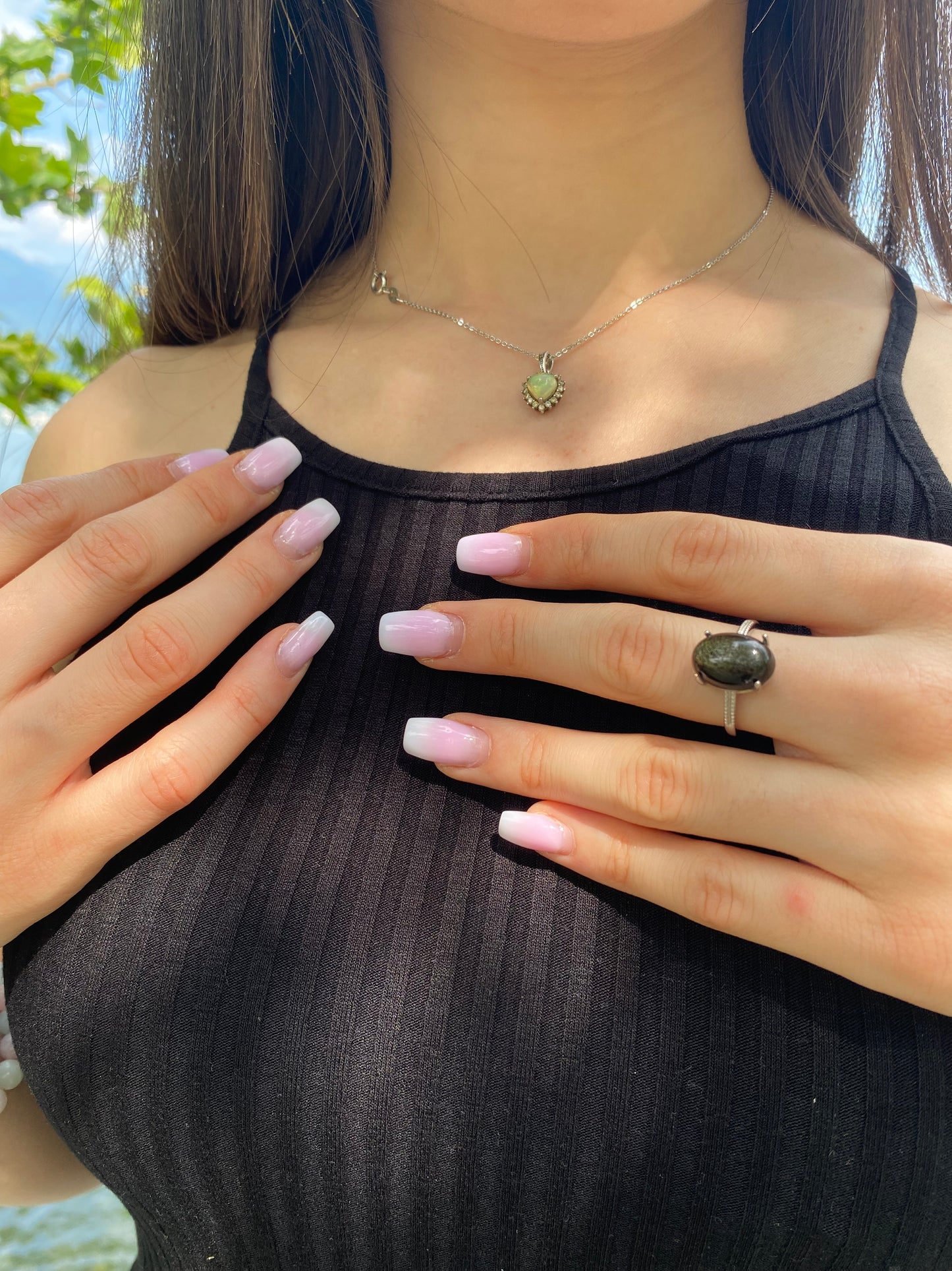 Anello in Ossidiana Dorata s925