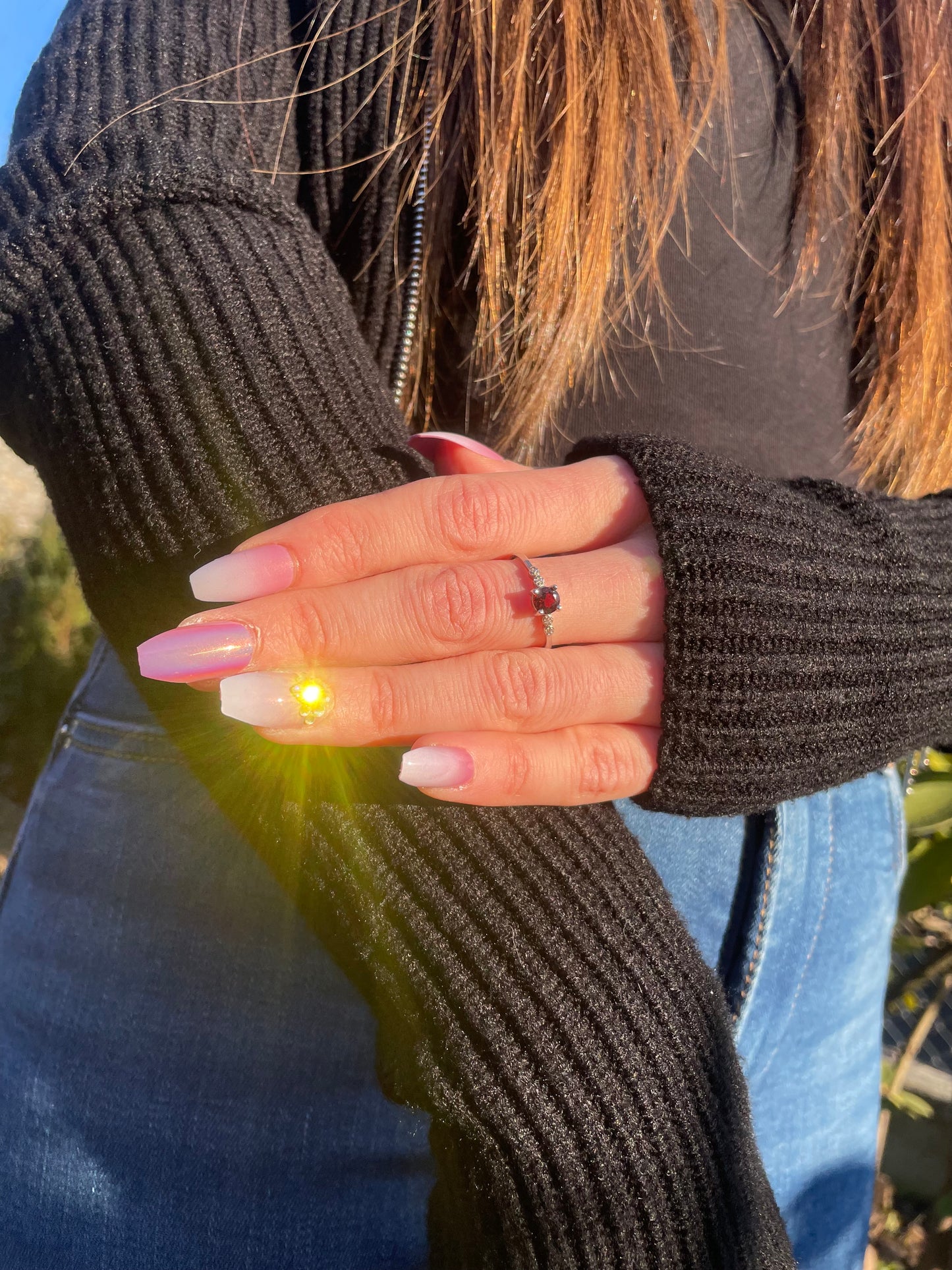 Anello in Granato s925