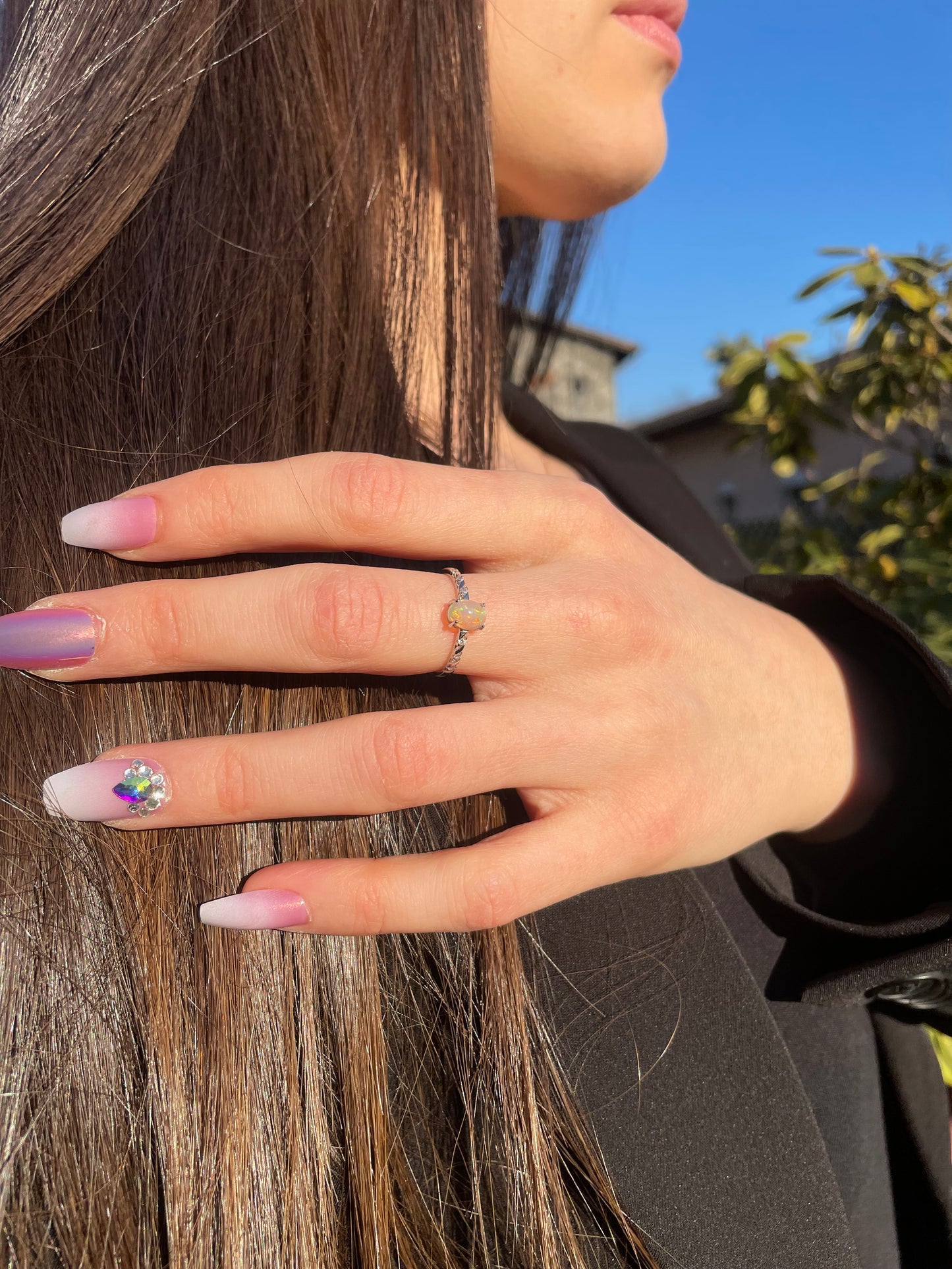 Anello in Opale s925