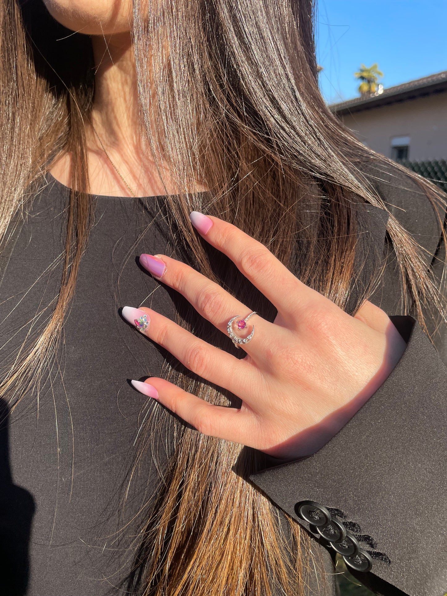 Anello in Topazio Rosa s925