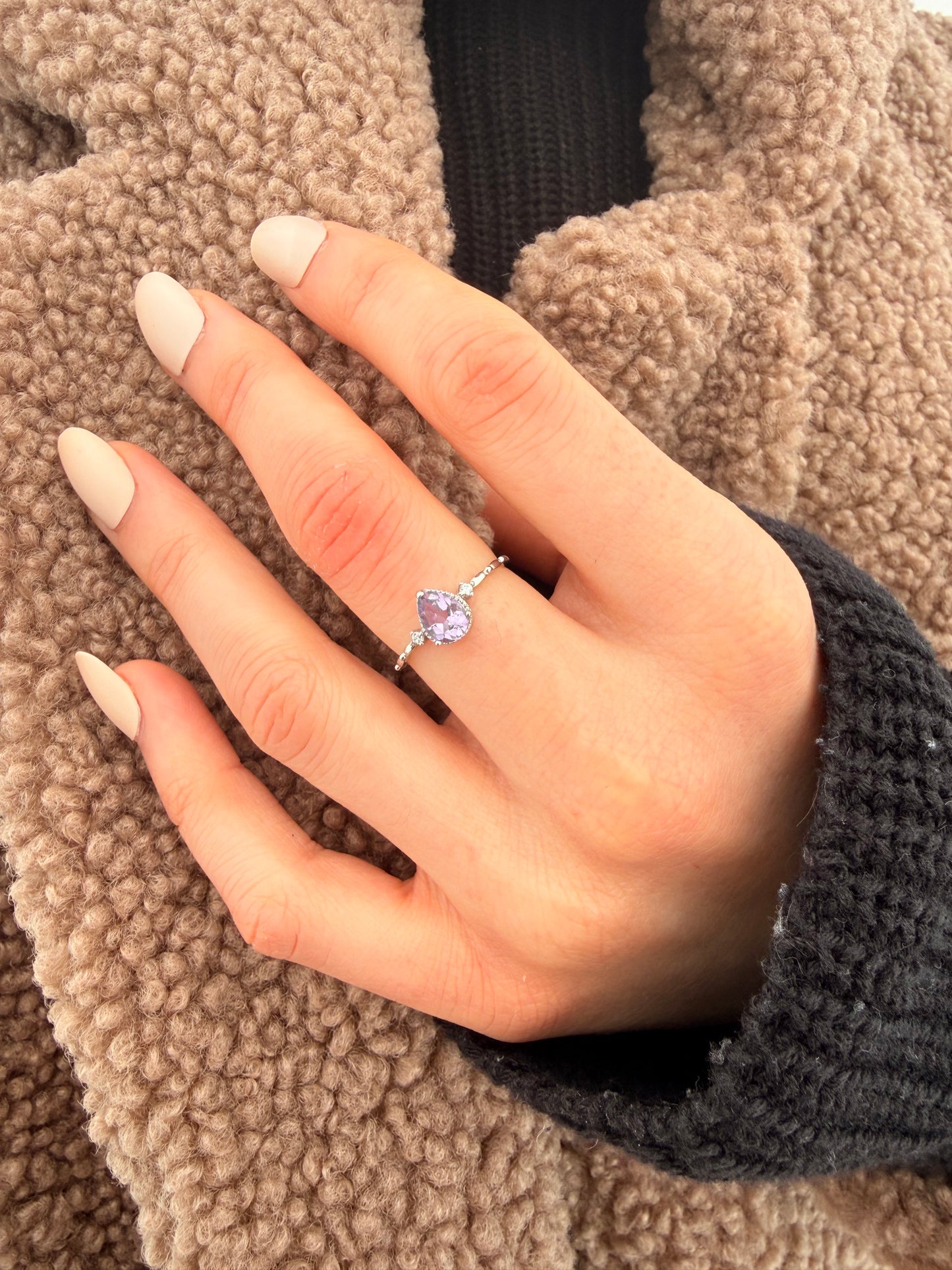 Anello in Ametista s925