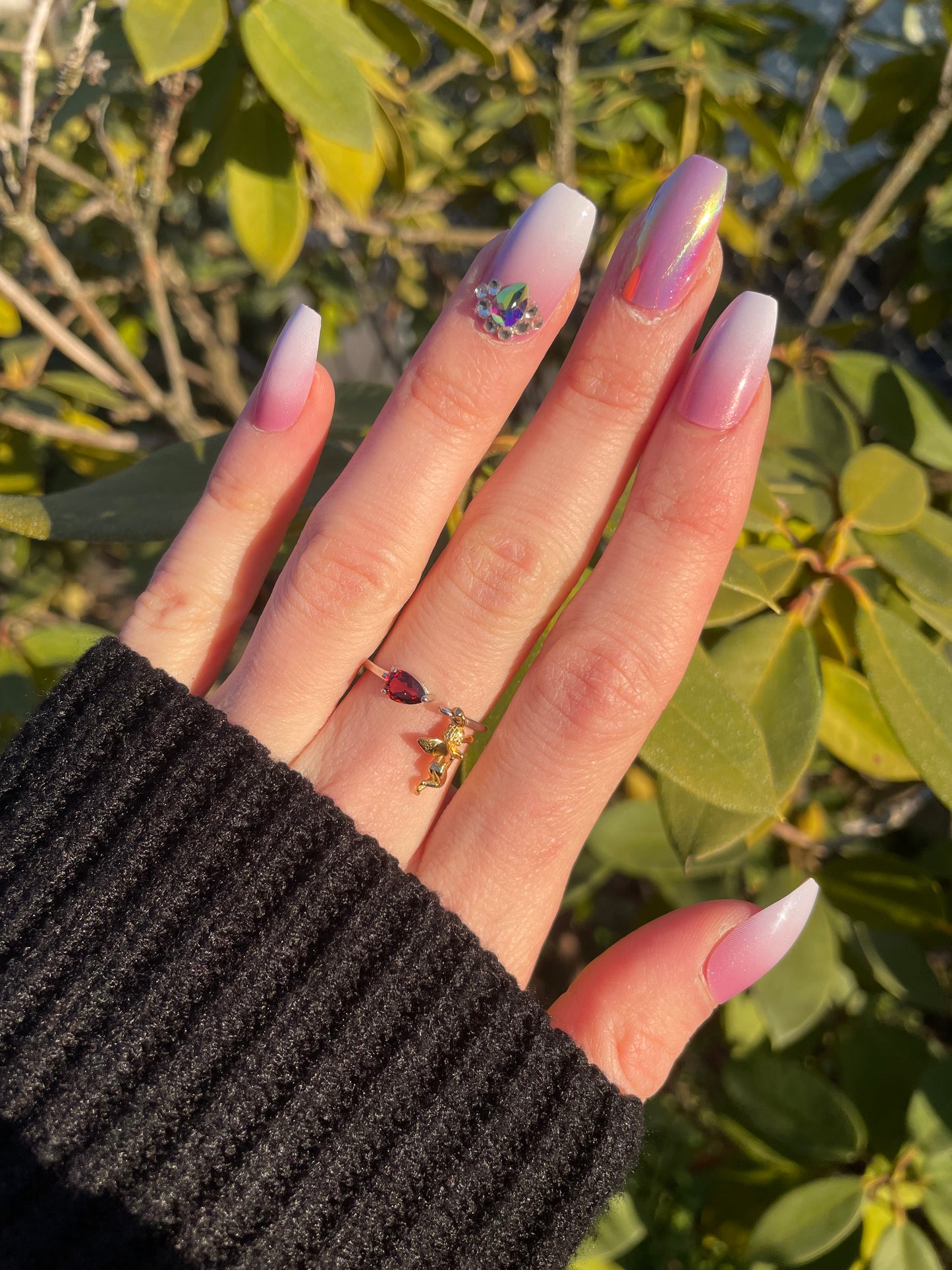 Anello in Granato s925