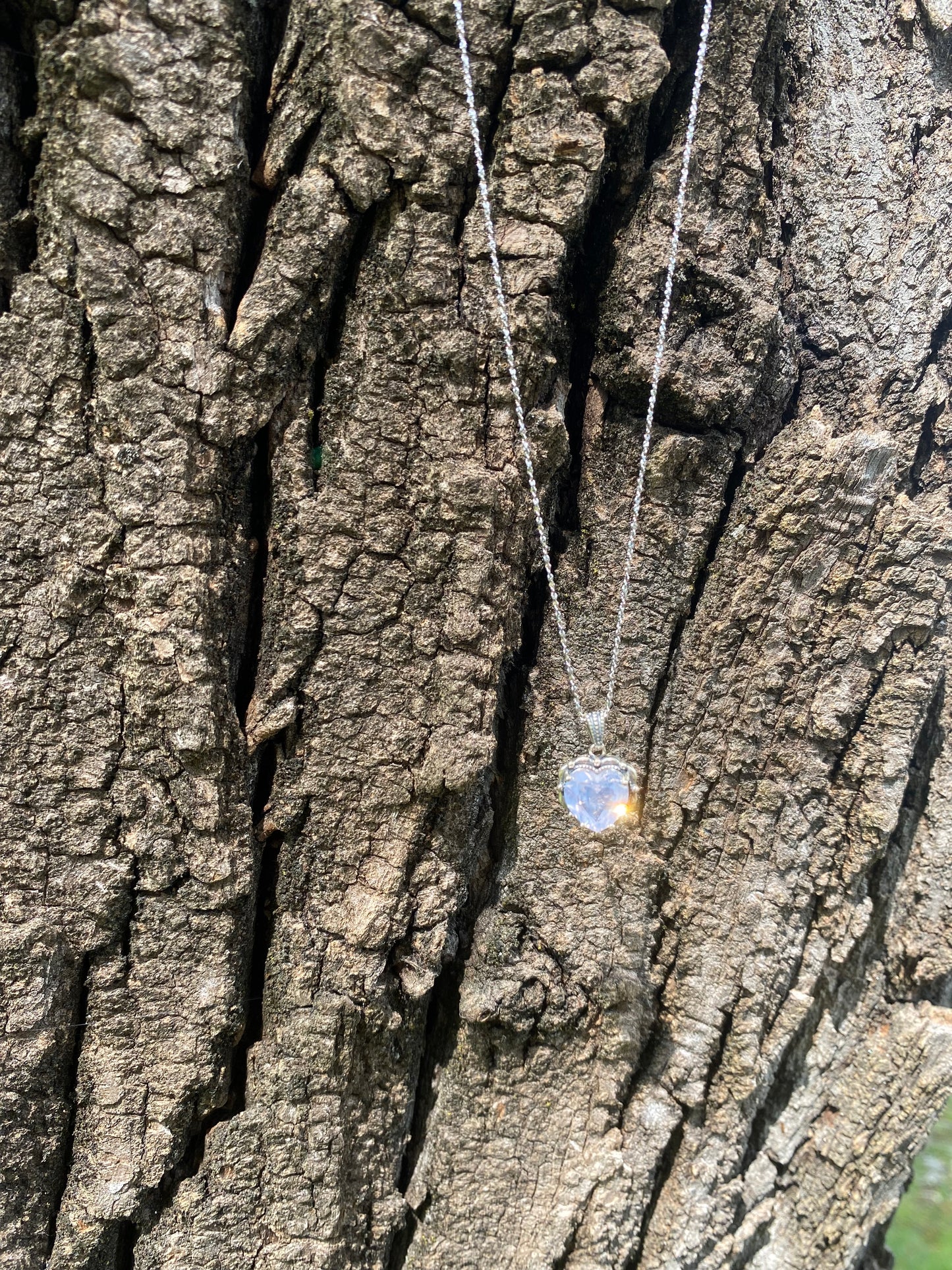 Collana in Quarzo Moon Lavanda s925