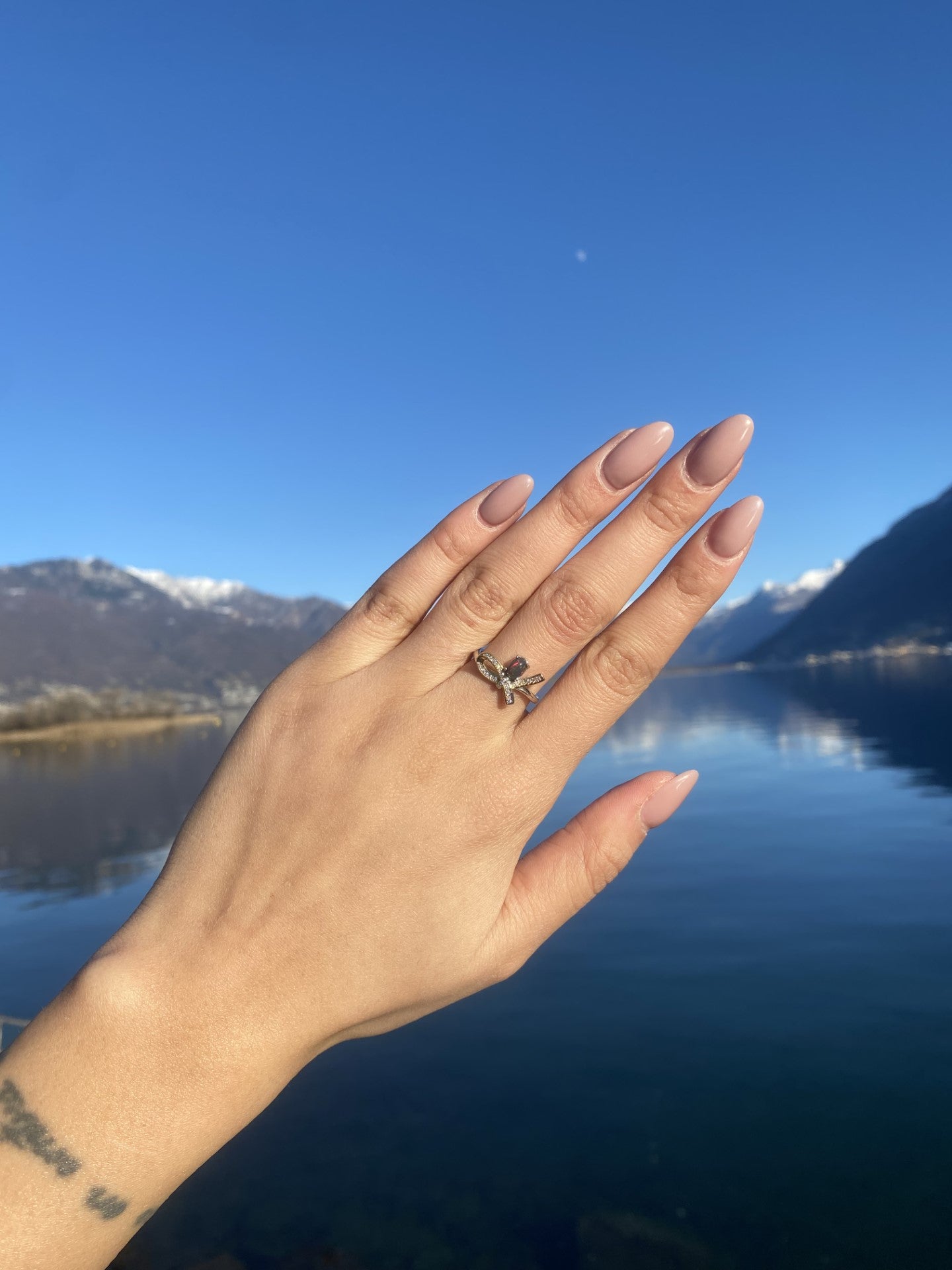 Anello in Opale Nero s925