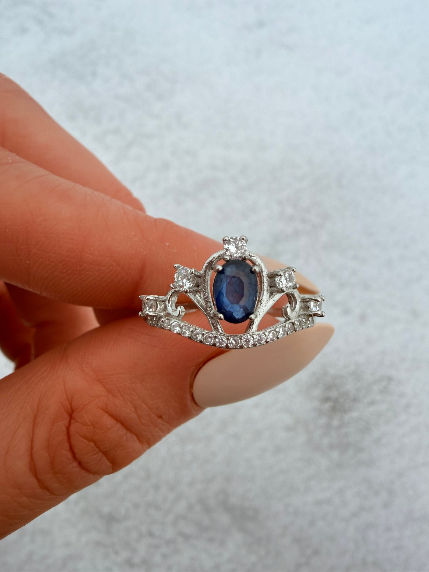 Anello in Zaffiro s925