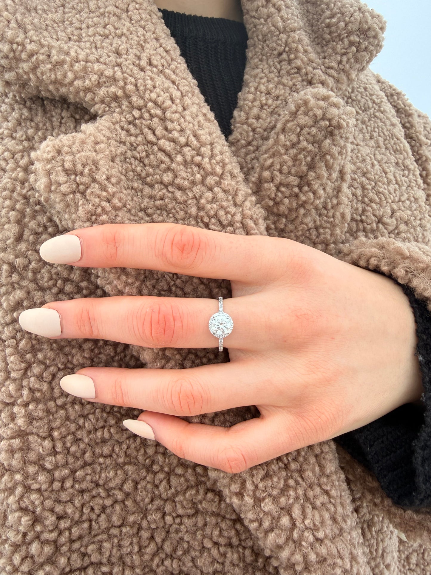 Anello in Moissanite s925