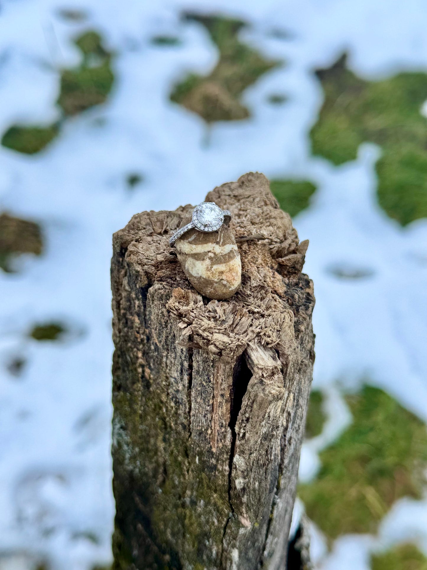 Anello in Moissanite s925