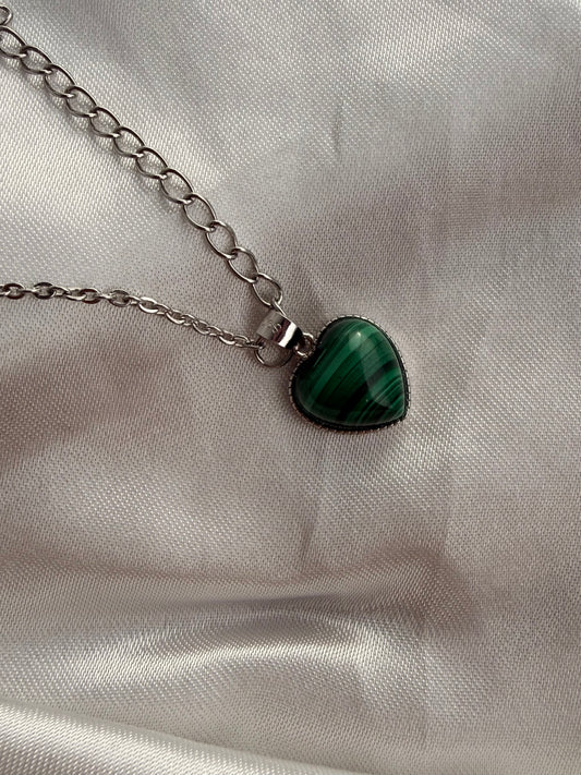 Pendente in Malachite s925