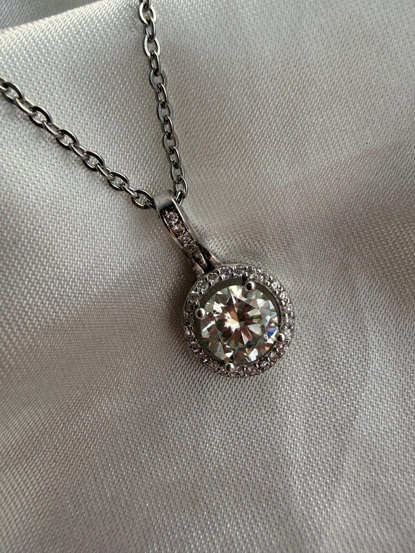 Pendente Moissanite s925