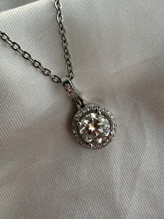 Pendente Moissanite s925