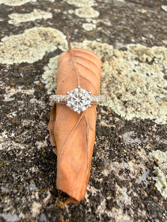 Anello in Moissanite s925