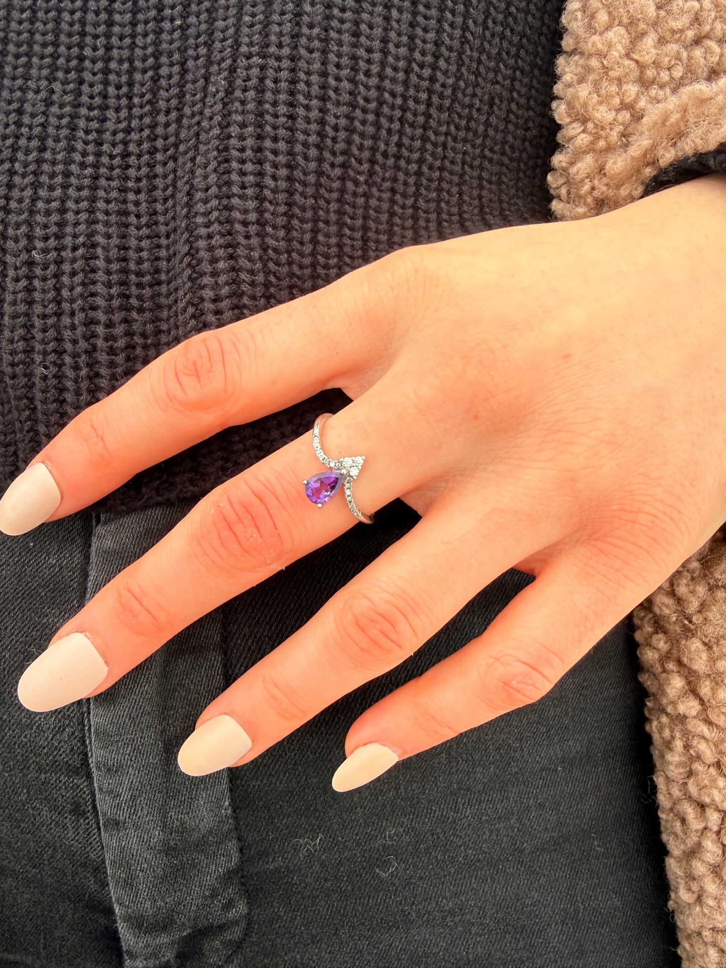 Anello in Ametista s925