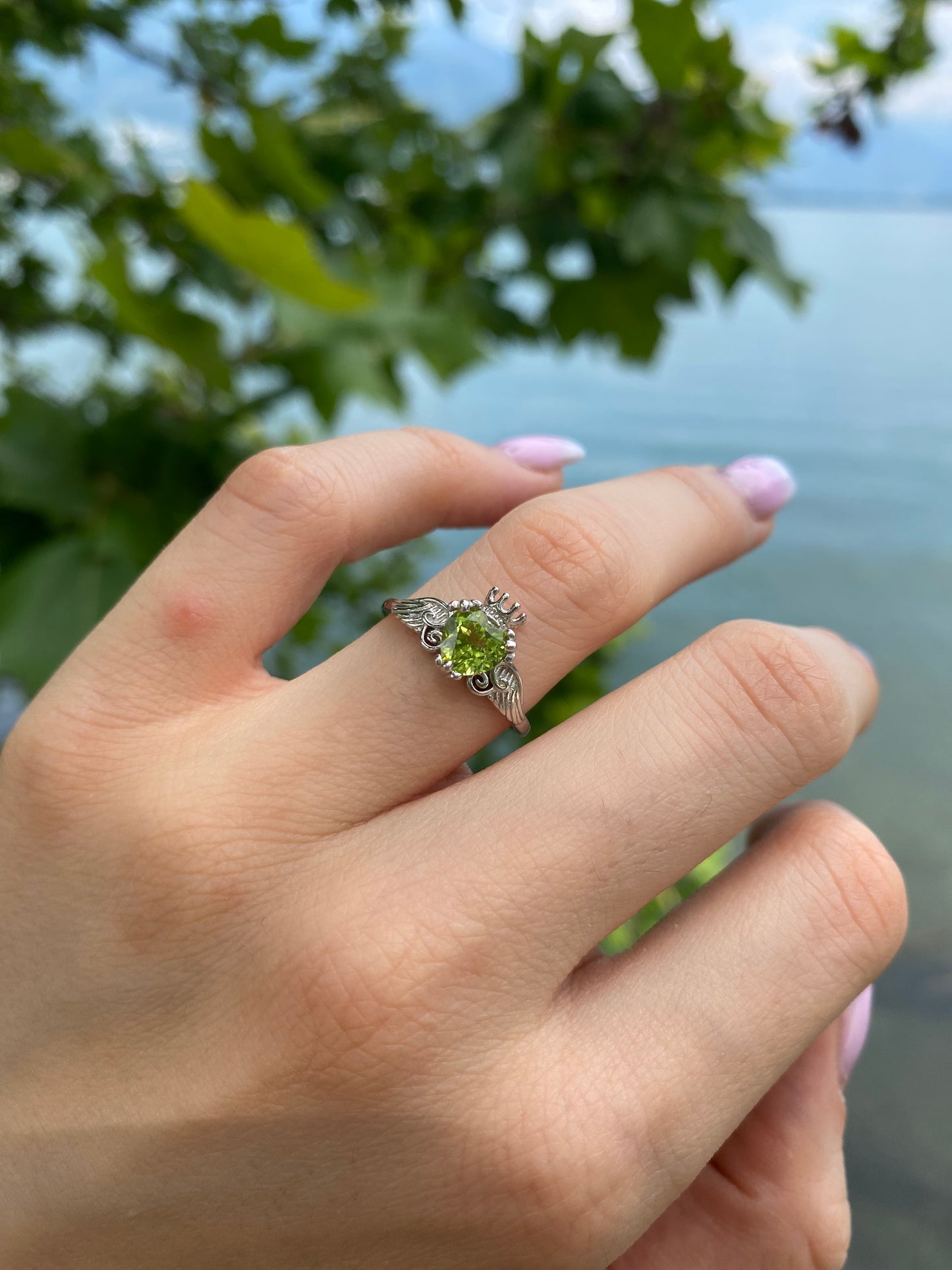 Anello in Peridoto s925