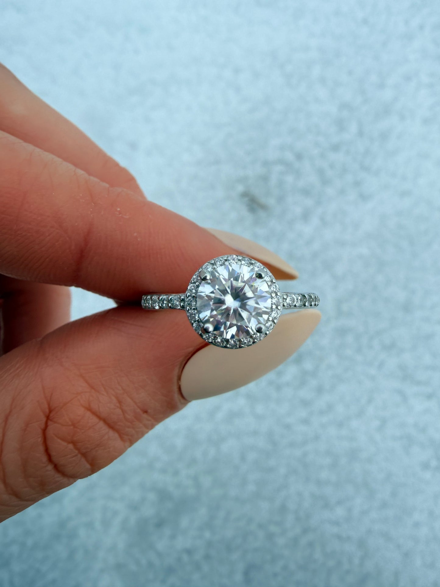 Anello in Moissanite s925