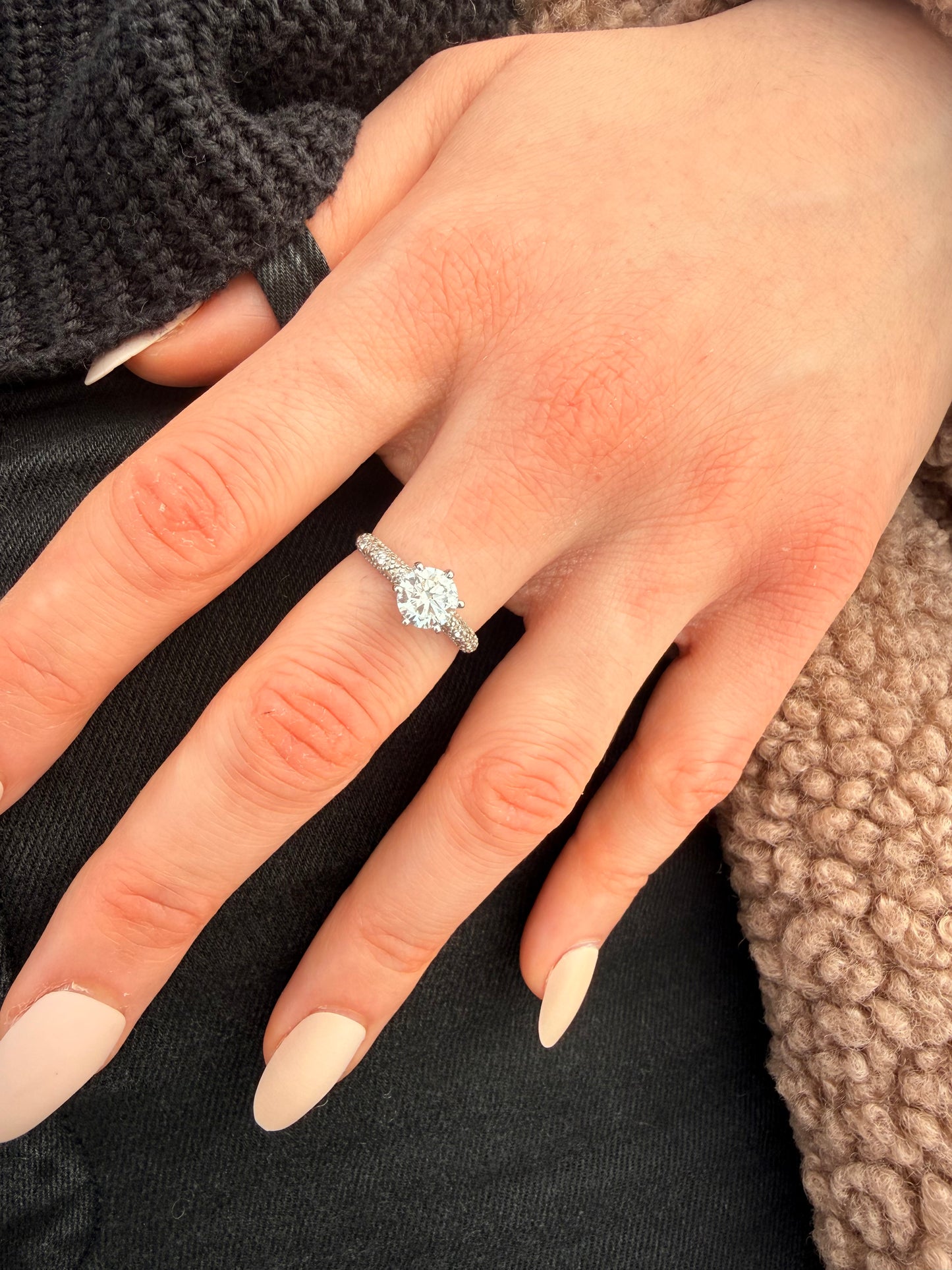 Anello in Moissanite s925