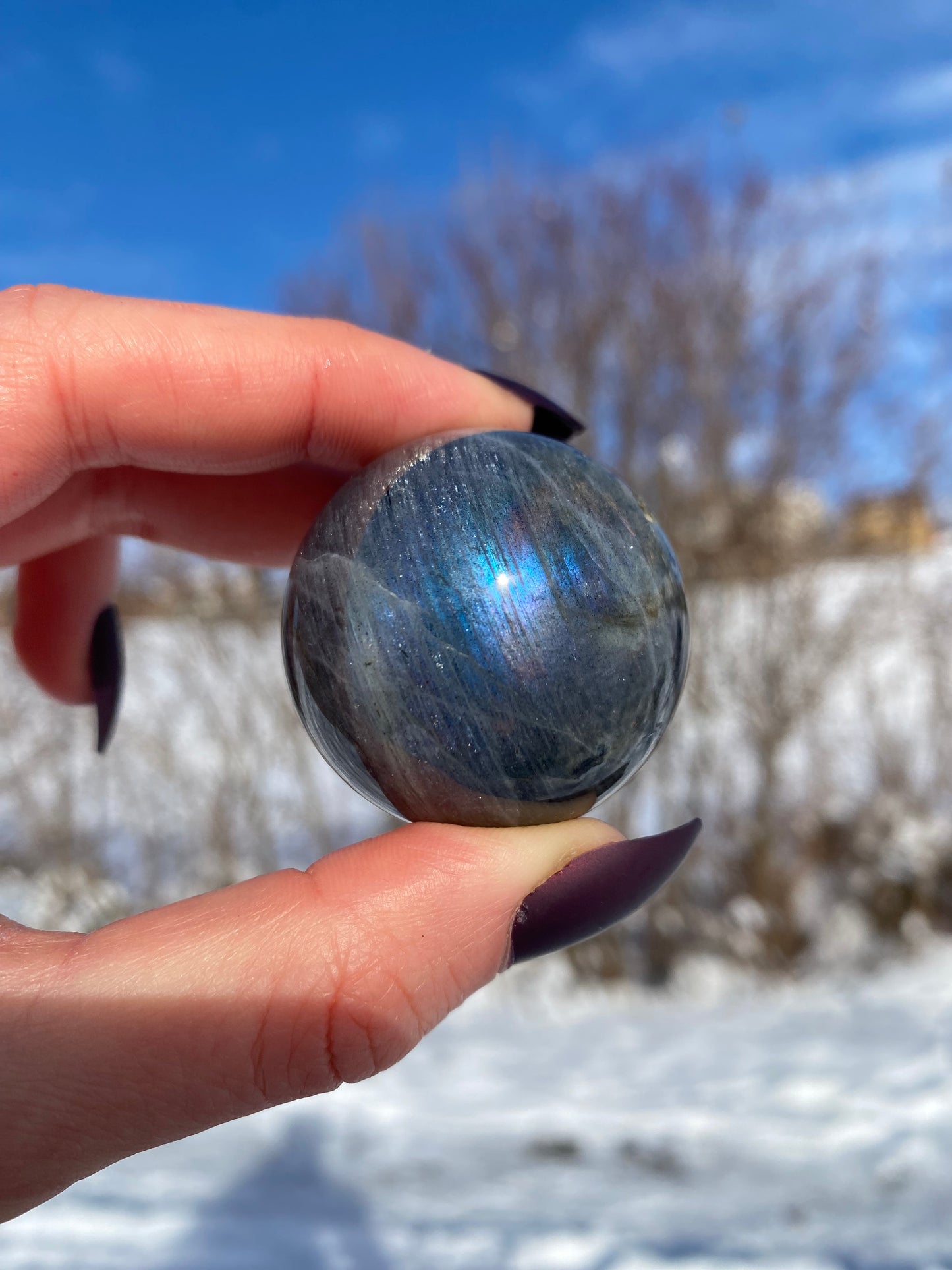 Sfera in Labradorite