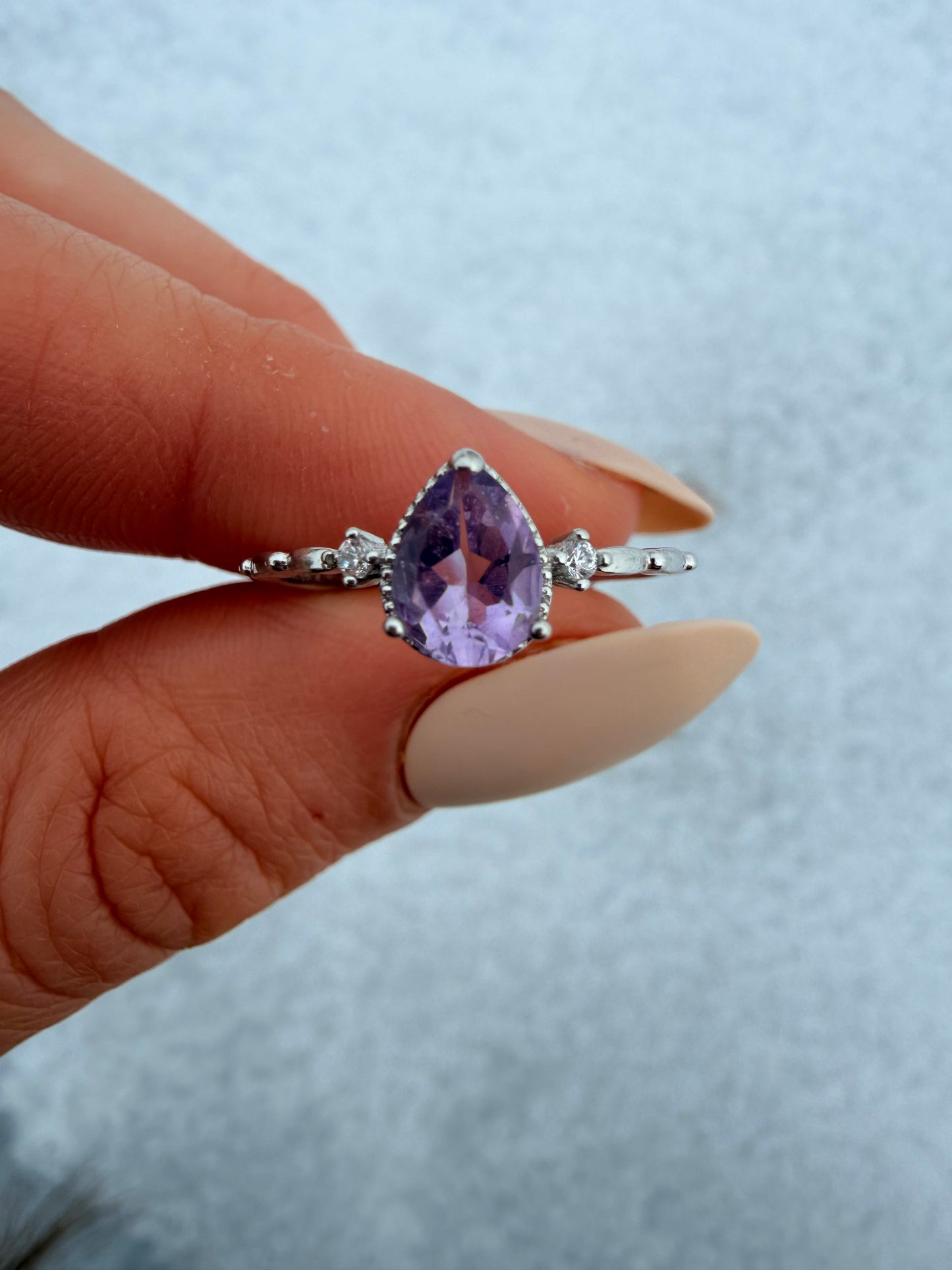 Anello in Ametista s925