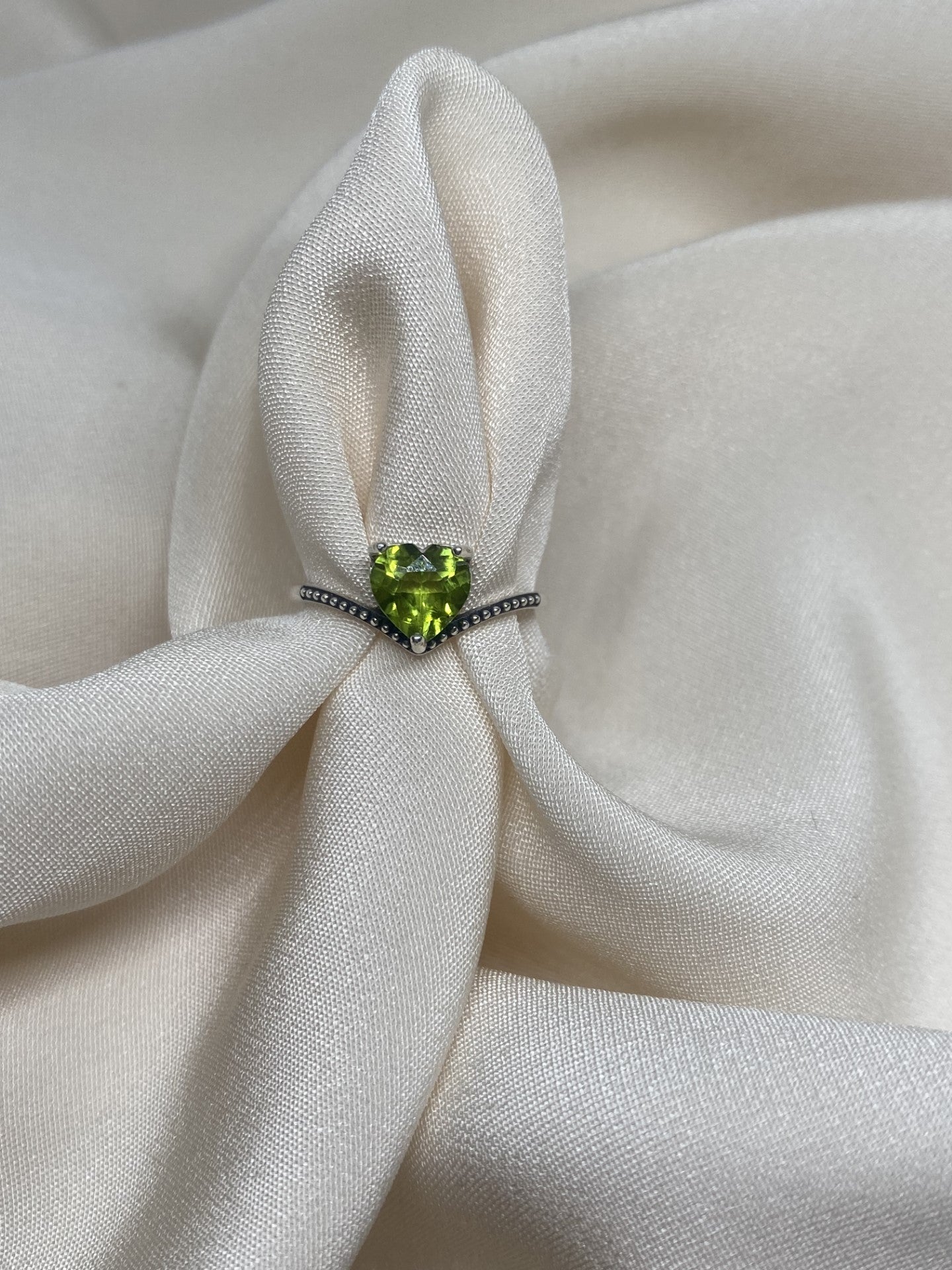 Anello in Peridoto s925